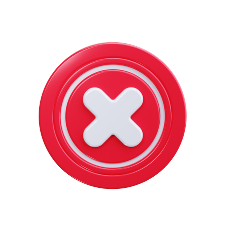 Rechazado  3D Icon