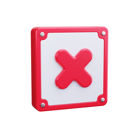 Rechazado  3D Icon