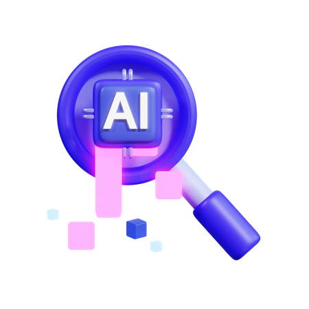 Recherche ai  3D Icon