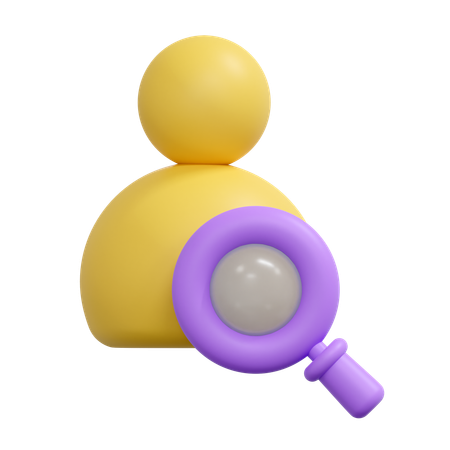 Chercher un ami  3D Icon