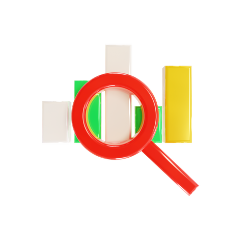 Analyse de recherche  3D Icon