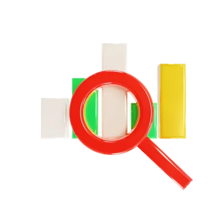 Analyse de recherche  3D Icon