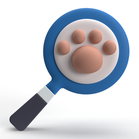 Recherche d'animaux  3D Icon