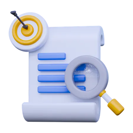 Cible de recherche  3D Icon