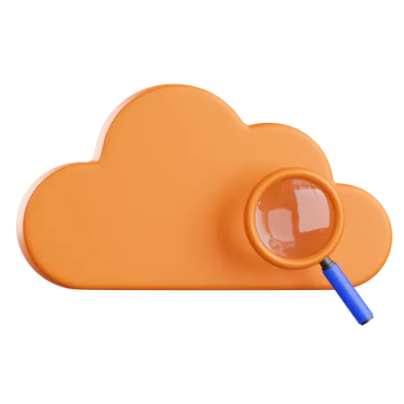 Nuage de recherche  3D Icon