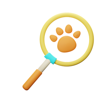 Recherche d'animaux  3D Icon