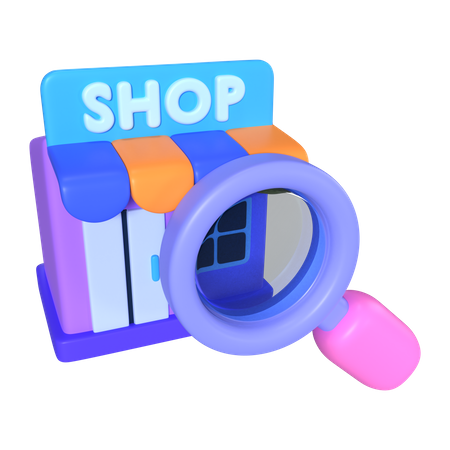 Recherche de produit  3D Icon