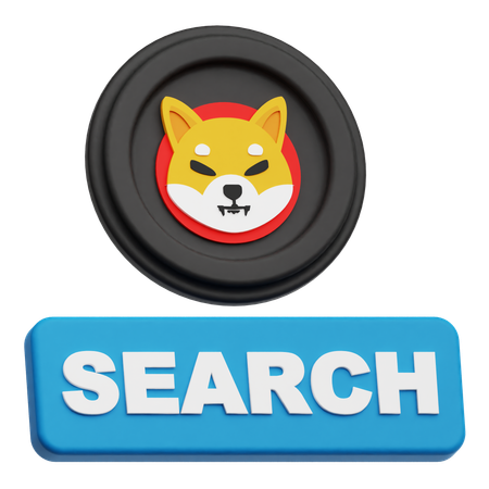 Recherche de shiba inu  3D Icon