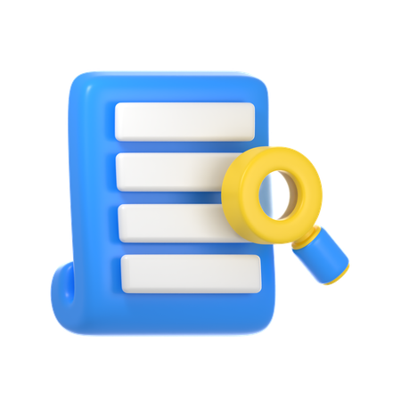 Rechercher un document  3D Icon