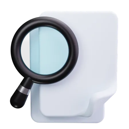 Rechercher un document  3D Icon