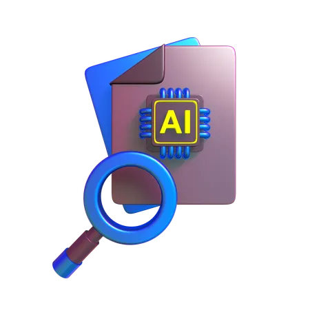 Rechercher un document  3D Icon