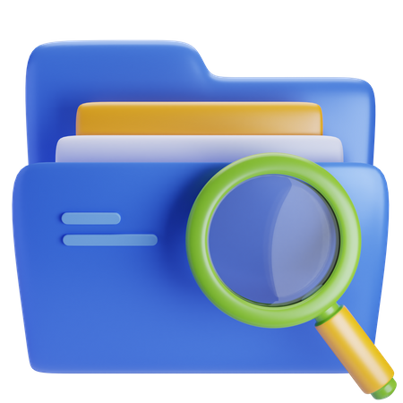 Rechercher un document  3D Icon