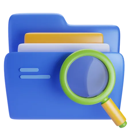 Rechercher un document  3D Icon