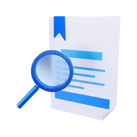 Rechercher un document  3D Icon