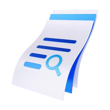 Rechercher un document  3D Icon