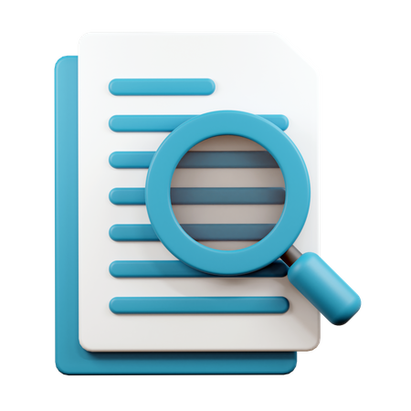 Rechercher un document  3D Icon