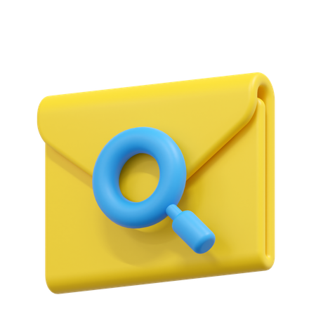 Chercher un email  3D Icon