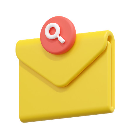 Chercher un email  3D Icon