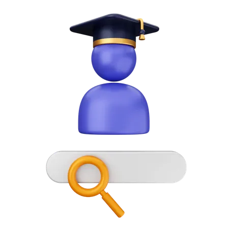 Recherche éducation  3D Icon