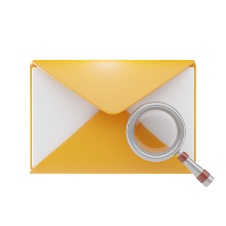 Chercher un email  3D Icon