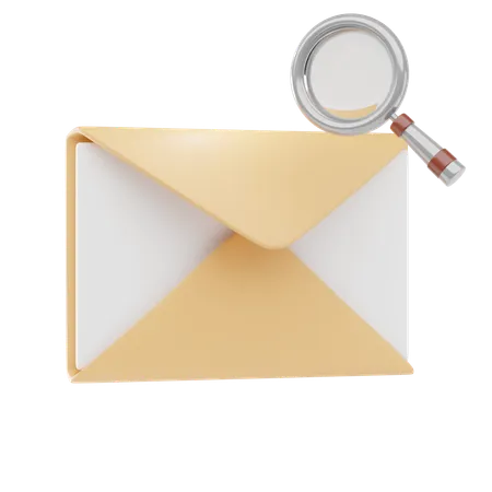 Chercher un email  3D Icon