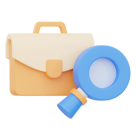 Recherche d'emploi  3D Icon
