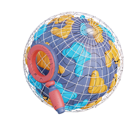 Recherche globale  3D Icon