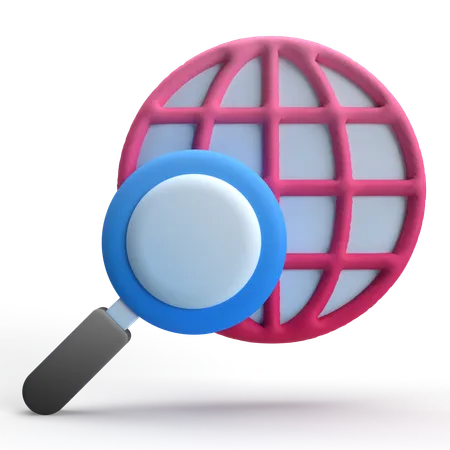 Recherche sur Internet  3D Icon