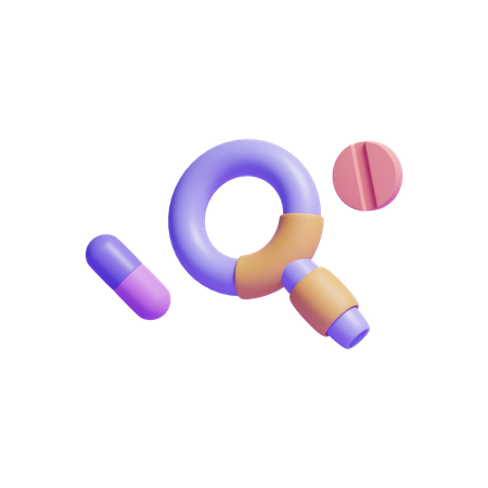 Rechercher des médicaments  3D Icon