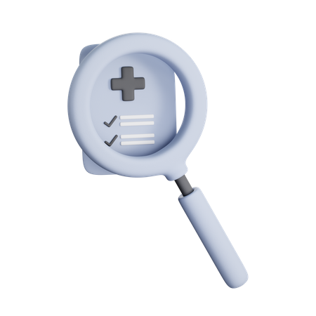 Recherche médicale  3D Icon