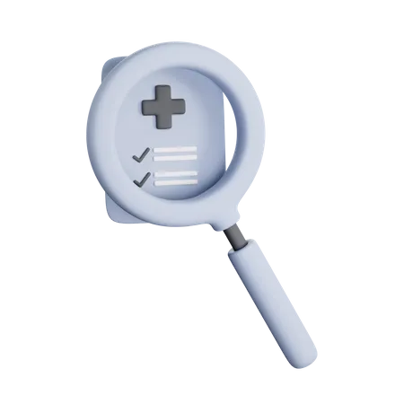 Recherche médicale  3D Icon