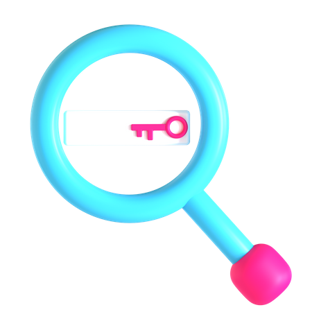 Recherche par mot clé  3D Icon