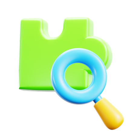 Recherche de puzzle  3D Icon