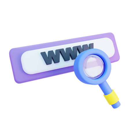 Recherche Internet  3D Icon