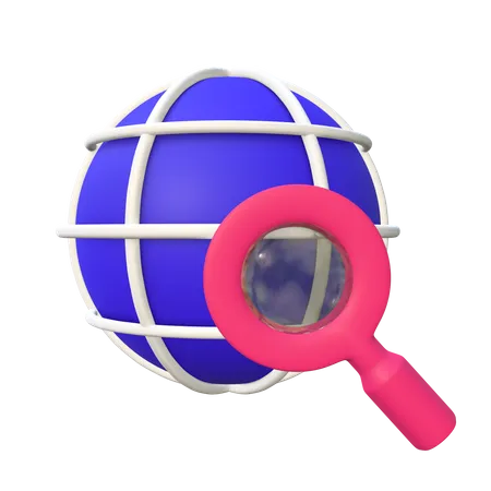 Recherche Internet  3D Icon