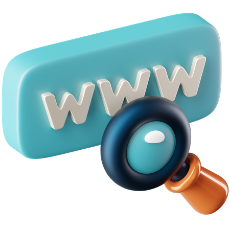 Recherche Internet  3D Icon