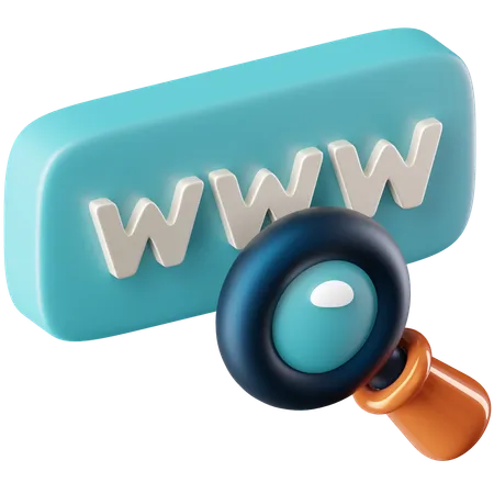 Recherche Internet  3D Icon