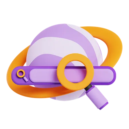 Recherche Internet  3D Icon