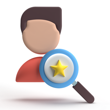 Recherche d'utilisateur  3D Icon