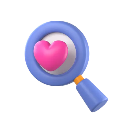 Recherche Saint-Valentin  3D Icon