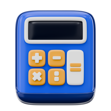 Taschenrechner  3D Icon