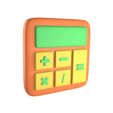 Taschenrechner  3D Icon