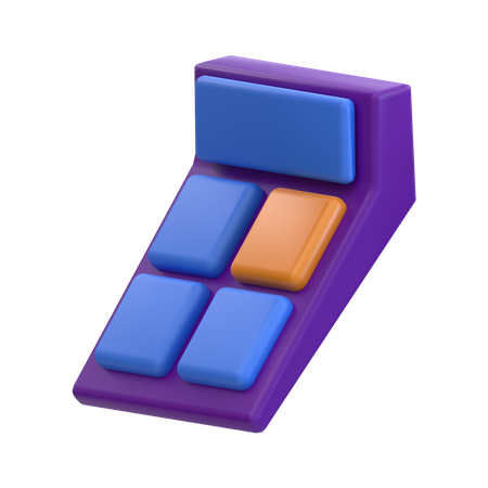 Taschenrechner  3D Icon