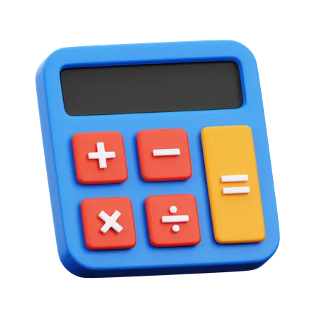 Taschenrechner  3D Icon