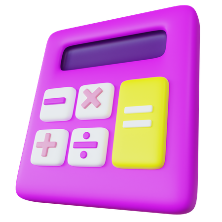 Taschenrechner  3D Icon