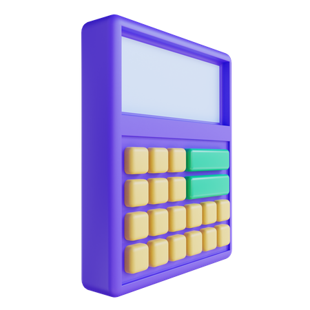 Taschenrechner  3D Icon