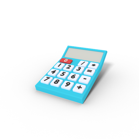 Taschenrechner  3D Icon