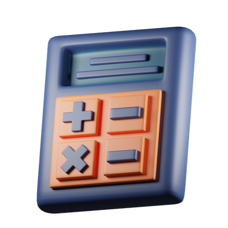 Taschenrechner  3D Icon