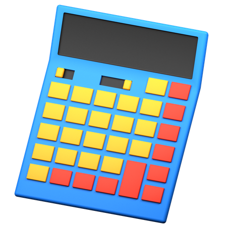 Taschenrechner  3D Icon