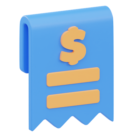 Rechnung  3D Icon